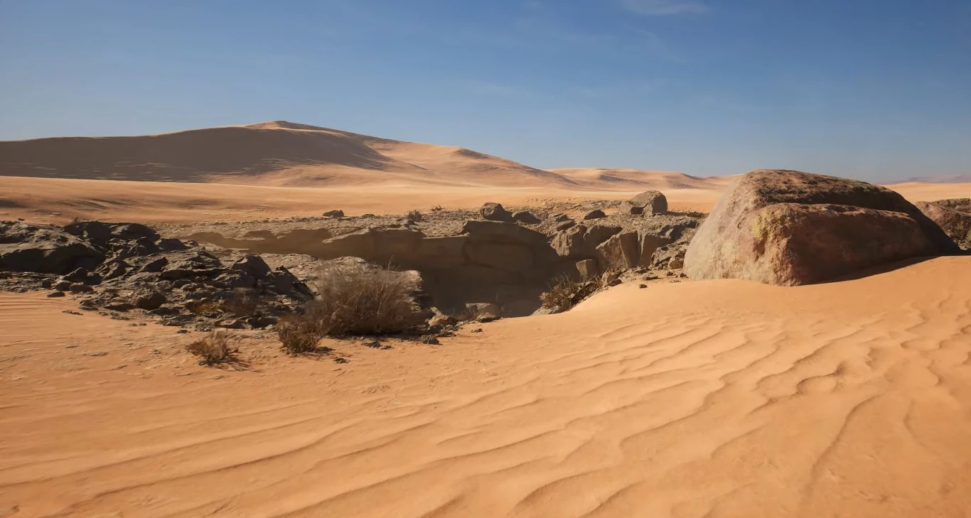 Dune Desert Landscape na silniku Unreal Engine 5.3 Dune Desert Landscape na silniku Unreal Engine 5.3