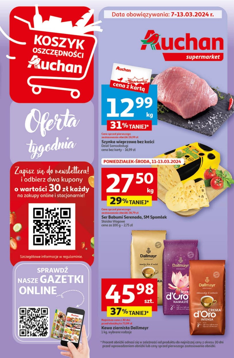 Gazetka promocyjna Auchan Supermarket - wygasła 15 dni temu