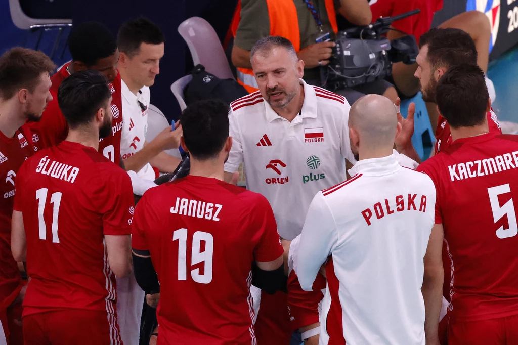Nikola Grbić z siatkarzami reprezentacji Polski Nikola Grbić z siatkarzami reprezentacji Polski