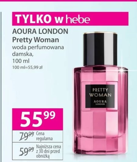 Woda perfumowana damska Aoura London