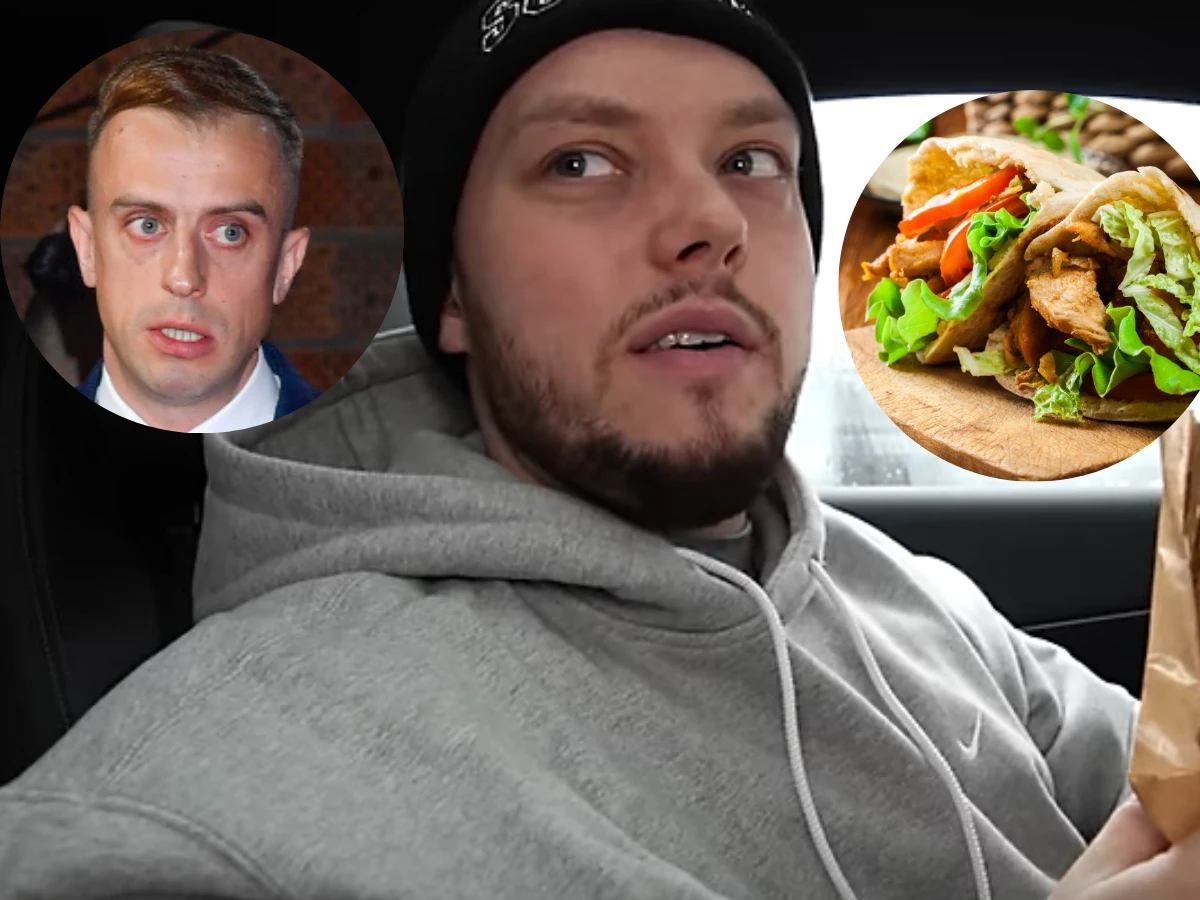 Książulo testował kebaba od Kamila Grosickiego Książulo testował kebaba od Kamila Grosickiego