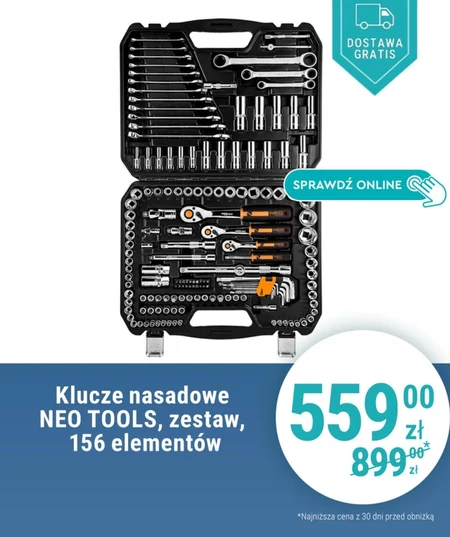 Klucze nasadowe Neo Tools