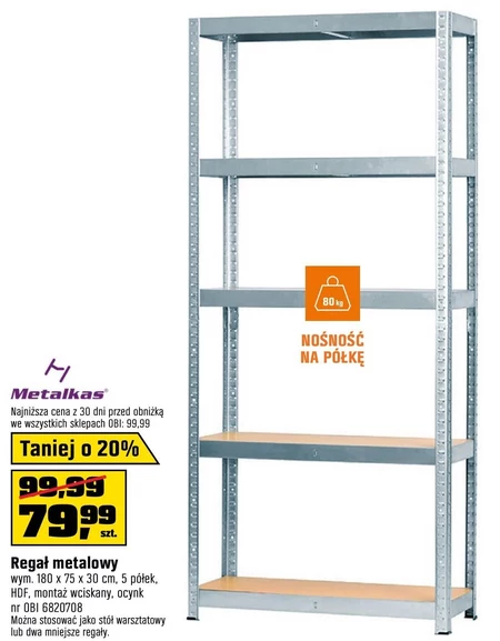 Regał Metalkas