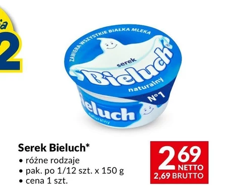 Bieluch Serek naturalny 150 g