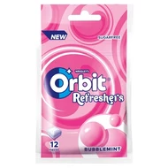 Orbit Refreshers Bubblemint Bezcukrowa guma do żucia 26 g (12 sztuk)