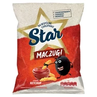 Star Maczugi Chrupki kukurydziane o smaku ketchup 130 g
