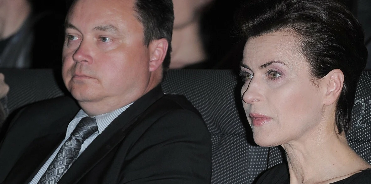 Danuta Stenka z mężem Danuta Stenka z mężem