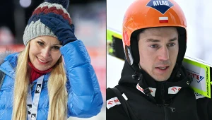Skoki narciarskie. Ewa Bilan-Stoch oraz jej mąż, polski skoczek narciarski - Kamil Stoch