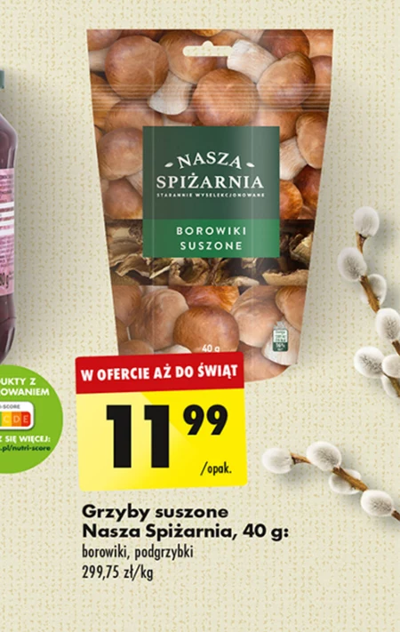 Grzyby suszone Nasza Spiżarnia