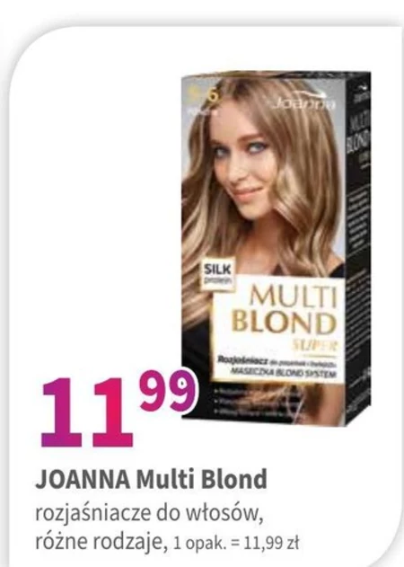 Joanna Multi Blond Super Rozjaśniacz do pasemek i balejażu 5-6 tonów