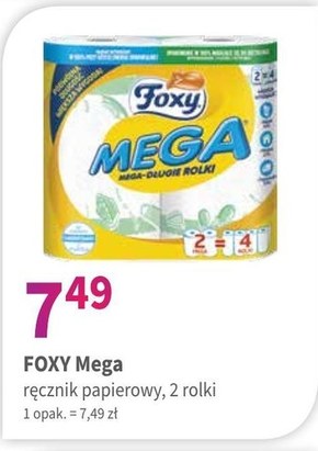 Foxy Mega Ręcznik kuchenny 2 rolki niska cena