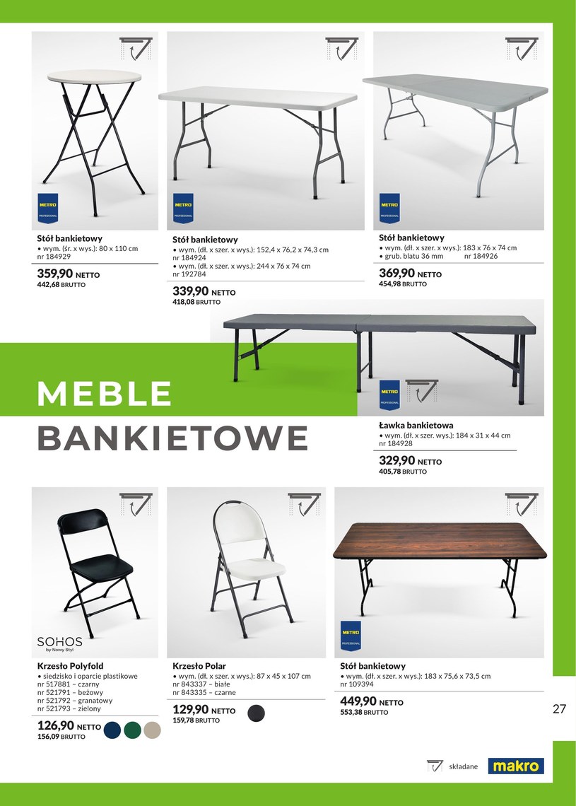 Gazetka: Meble i Grille - Makro Cash&Carry - strona 27