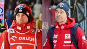 Skoki narciarskie. Reprezentanci Polski - Kamil Stoch oraz Piotr Żyła