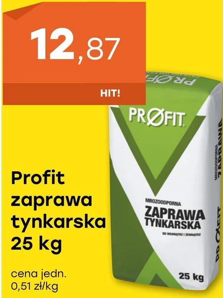 Zaprawa tynkarska Profit