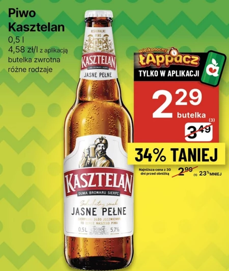Kasztelan Piwo jasne pełne 500 ml