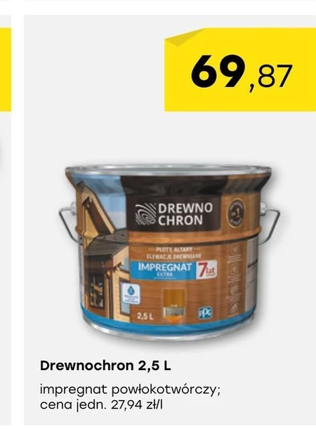 Impregnat do drewna Drewnochron