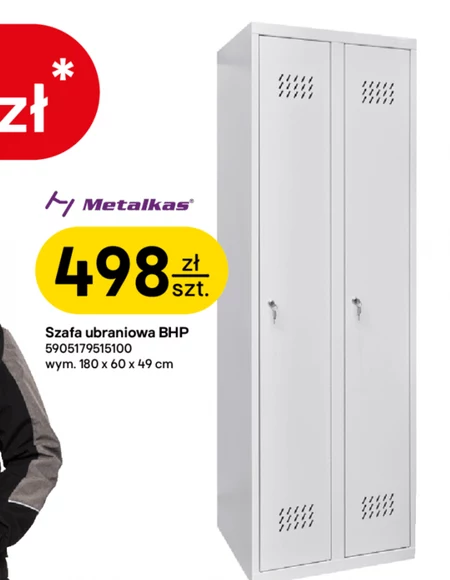 Szafa na ubrania Metalkas