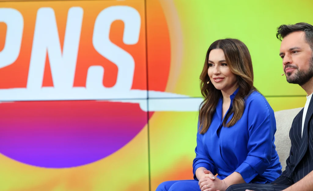Beata Tadla i Tomasz Tylicki w studiu "Pytania na śniadanie"