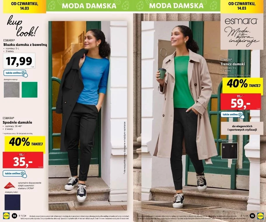 Lidl oferuje rabat na modny trencz na wiosnę! Lidl oferuje rabat na modny trencz na wiosnę!