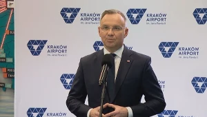 Prezydent Andrzej Duda zabrał głos ws. Centralnego Portu Komunikacyjnego (CPK)