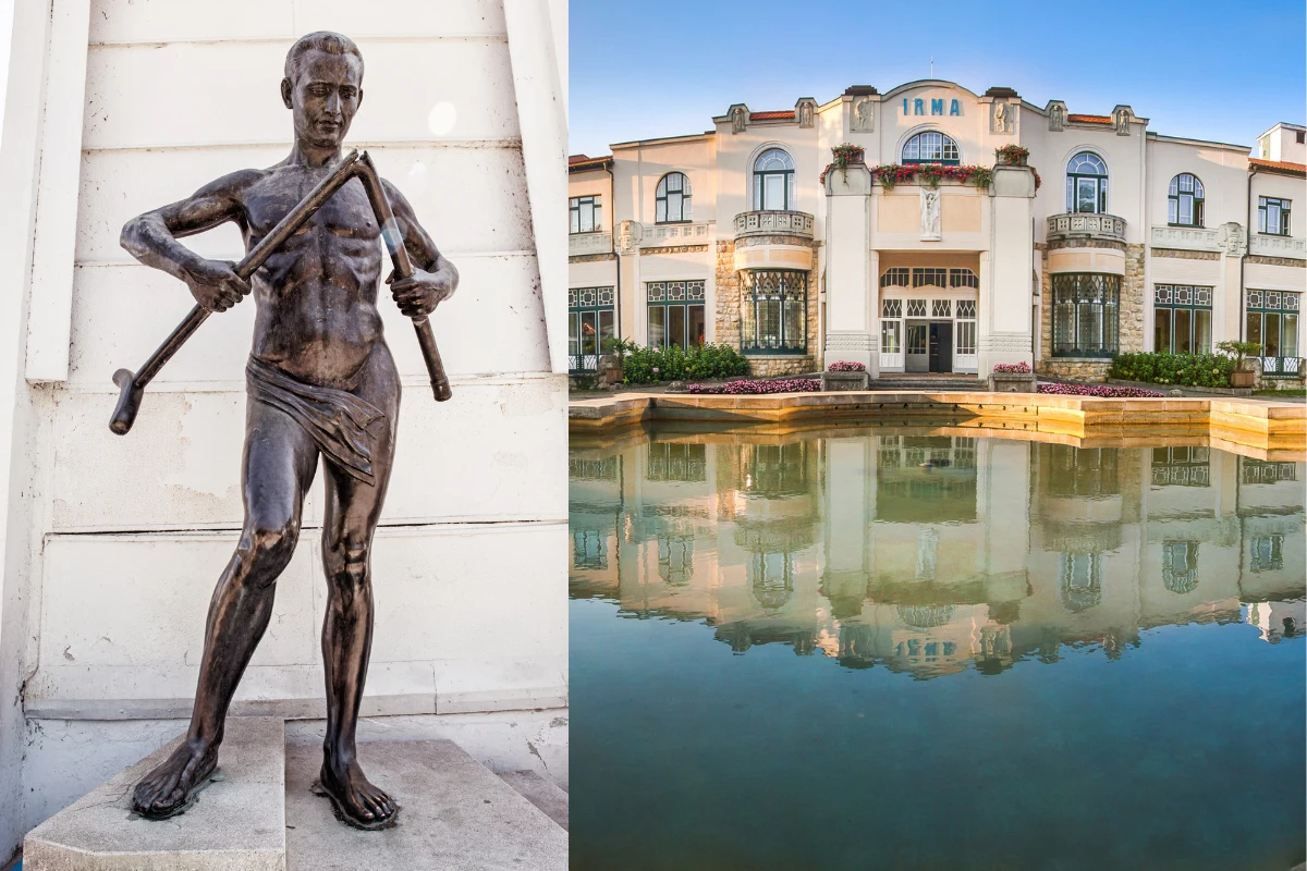 ​To uzdrowisko słynie z leczniczego błota. Zjeżdżają do niego kuracjusze z wielu krajów