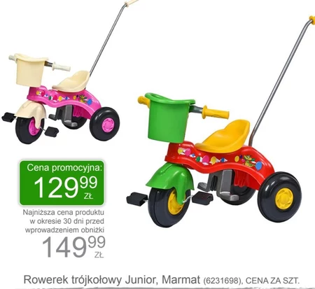 Rowerek trójkołowy Marmat