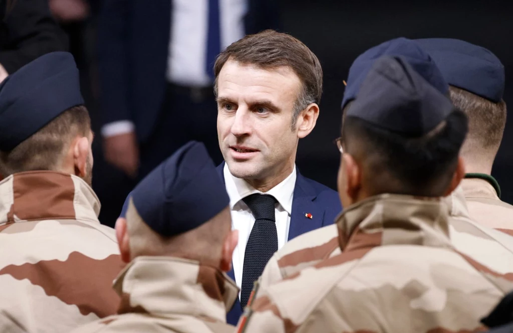 Prezydent Francji Emmanuel Macron