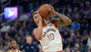 Jeremy Sochan rozegrał świetne spotkanie przeciwko Golden State Warriors