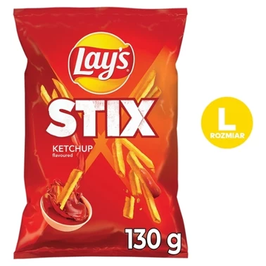 Lay's Stix Chipsy ziemniaczane o smaku ketchupowym 130 g - 0