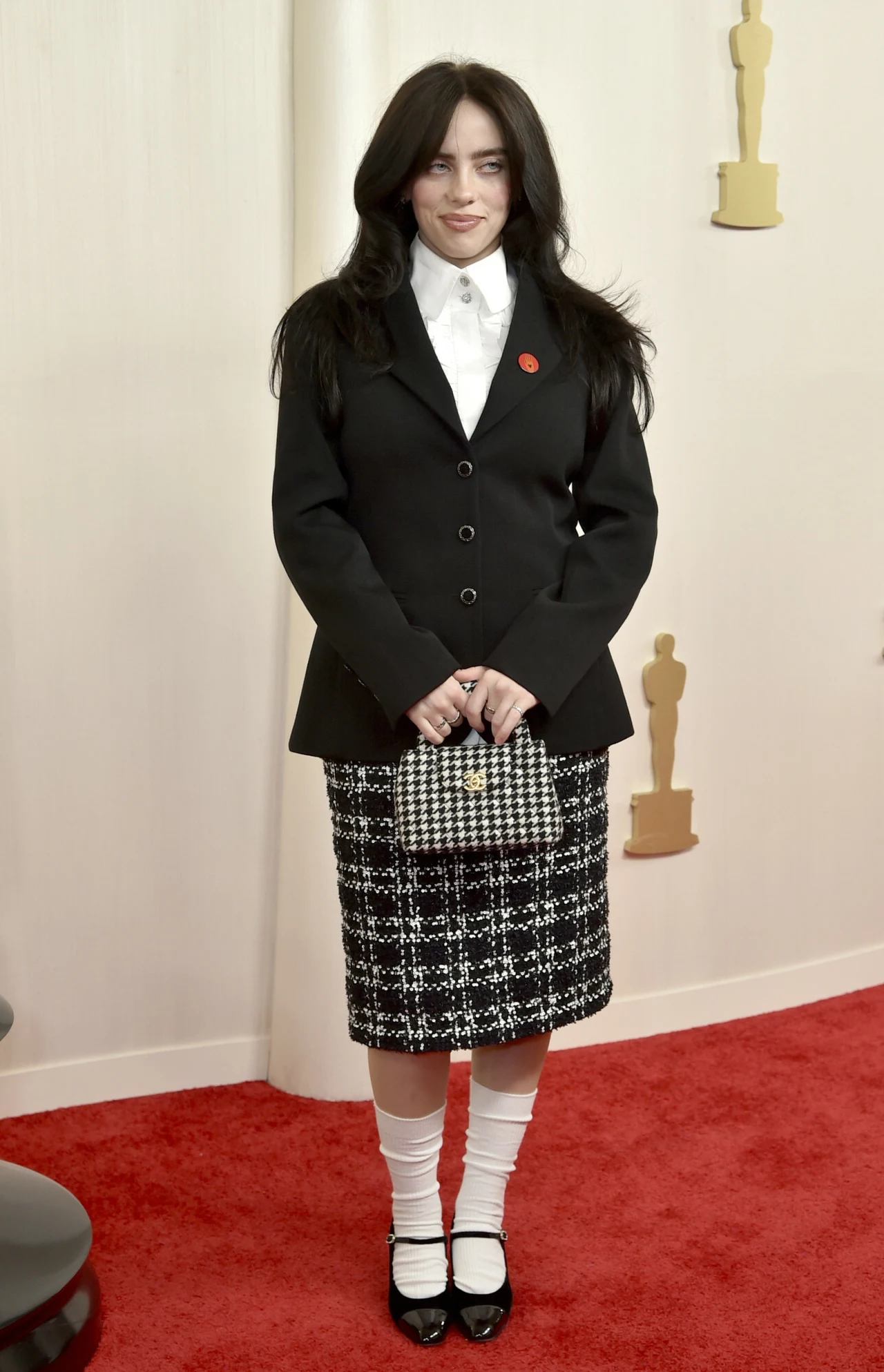 Billie Eilish na Oscarach 2024. Billie Eilish na Oscarach 2024.