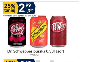 Schweppes Citrus Mix Napój gazowany 330 ml niska cena