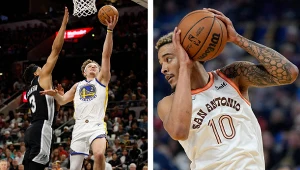 Brandin Podziemski i Jeremy Sochan