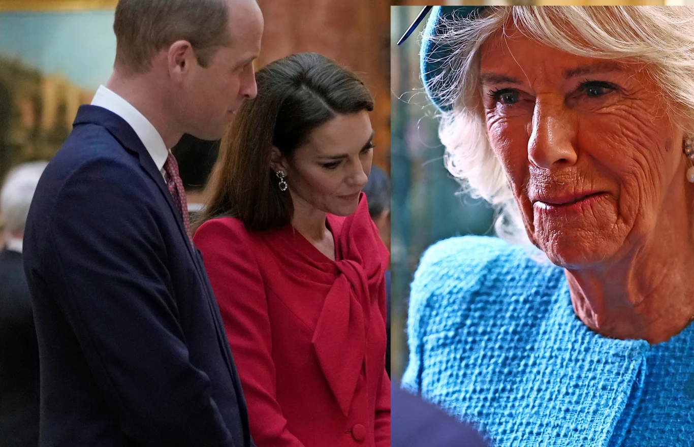Książę William, księżna Kate i królowa Camilla Książę William, księżna Kate i królowa Camilla