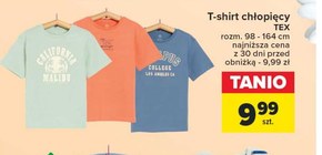 T-shirt chłopięcy TEX niska cena