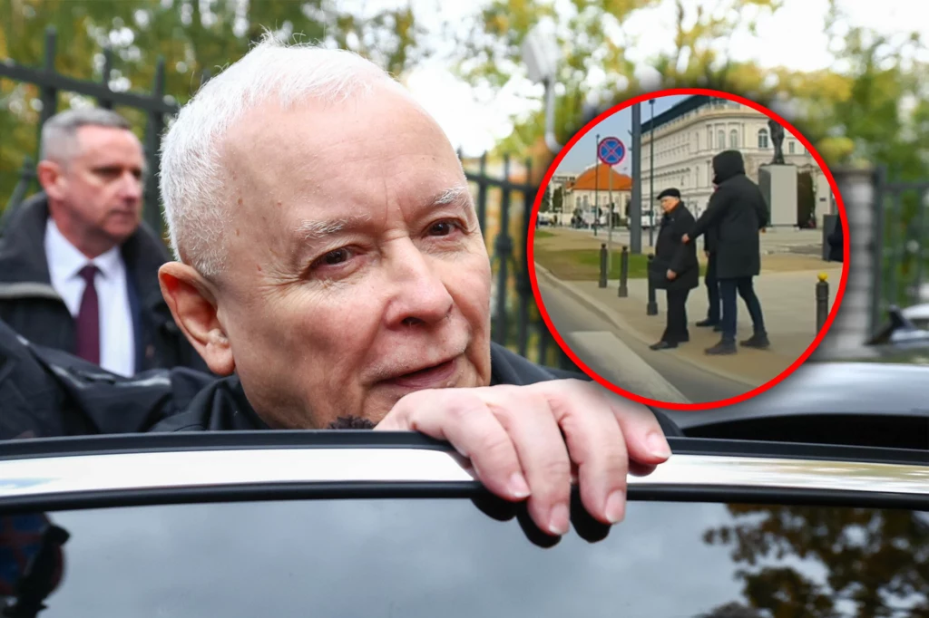 Jarosław Kaczyński o mało nie wpadł pod samochód. Zapamiętał o najważniejszej zasadzie/EastNews Andrzej Iwanczuk/Instagram @74v0r