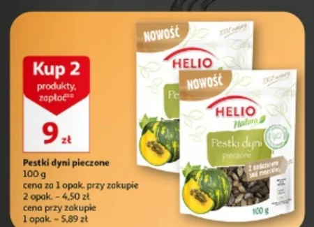 Helio Natura Pestki dyni pieczone 100 g