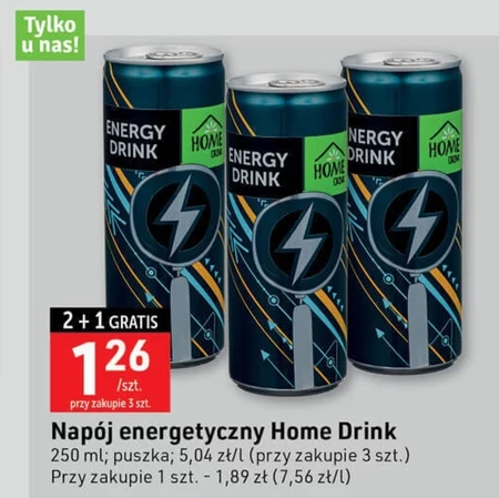 Napój energetyczny Home Drink