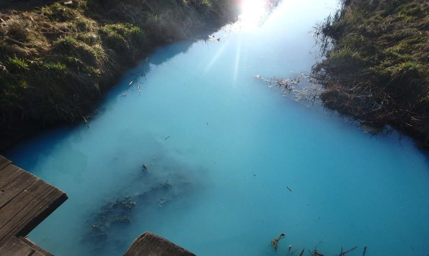 Do zanieczyszczenia wody charakterystycznym osadem doszło na kanale Młyńskim w Działdowie