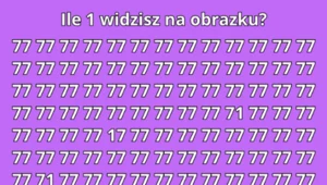 Test na spostrzegawczość: Tylko najbardziej uzdolnieni zobaczą wszystkie 1