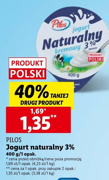 Jogurt naturalny Pilos