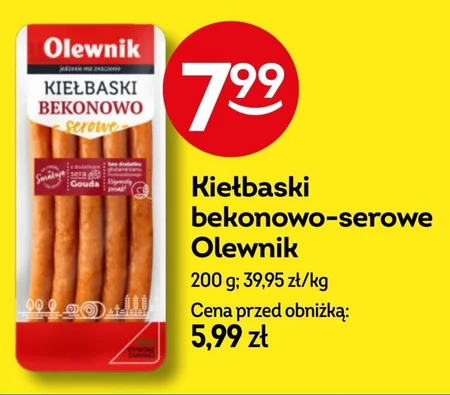 Olewnik Kiełbaski krakowskie z szynki 200 g