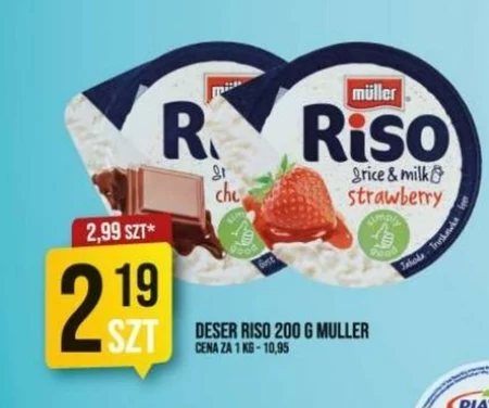 Müller Riso Deser mleczno-ryżowy truskawka 200 g