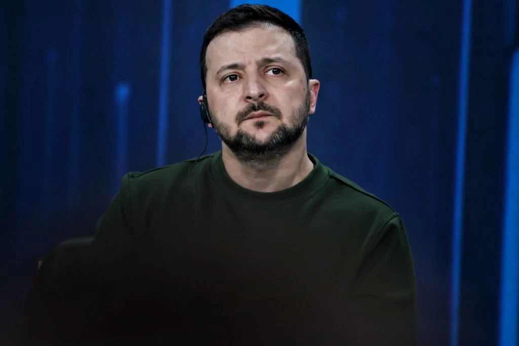 Prezydent Ukrainy Wołodymyr Zełenski Prezydent Ukrainy Wołodymyr Zełenski