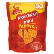 Lajkonik Krakersy mini o smaku papryka 100 g