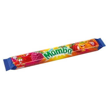 Mamba Gumy rozpuszczalne o smakach owocowych 106 g (4 x 26,5 g) - 0