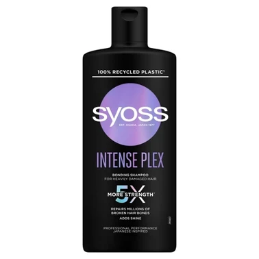 Syoss Intense Plex Szampon do włosów mocno zniszczonych 440 ml - 0