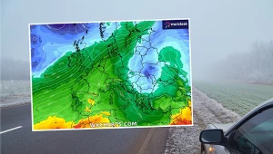 Ciepły cień mgły. Pogoda z mnóstwem zmian