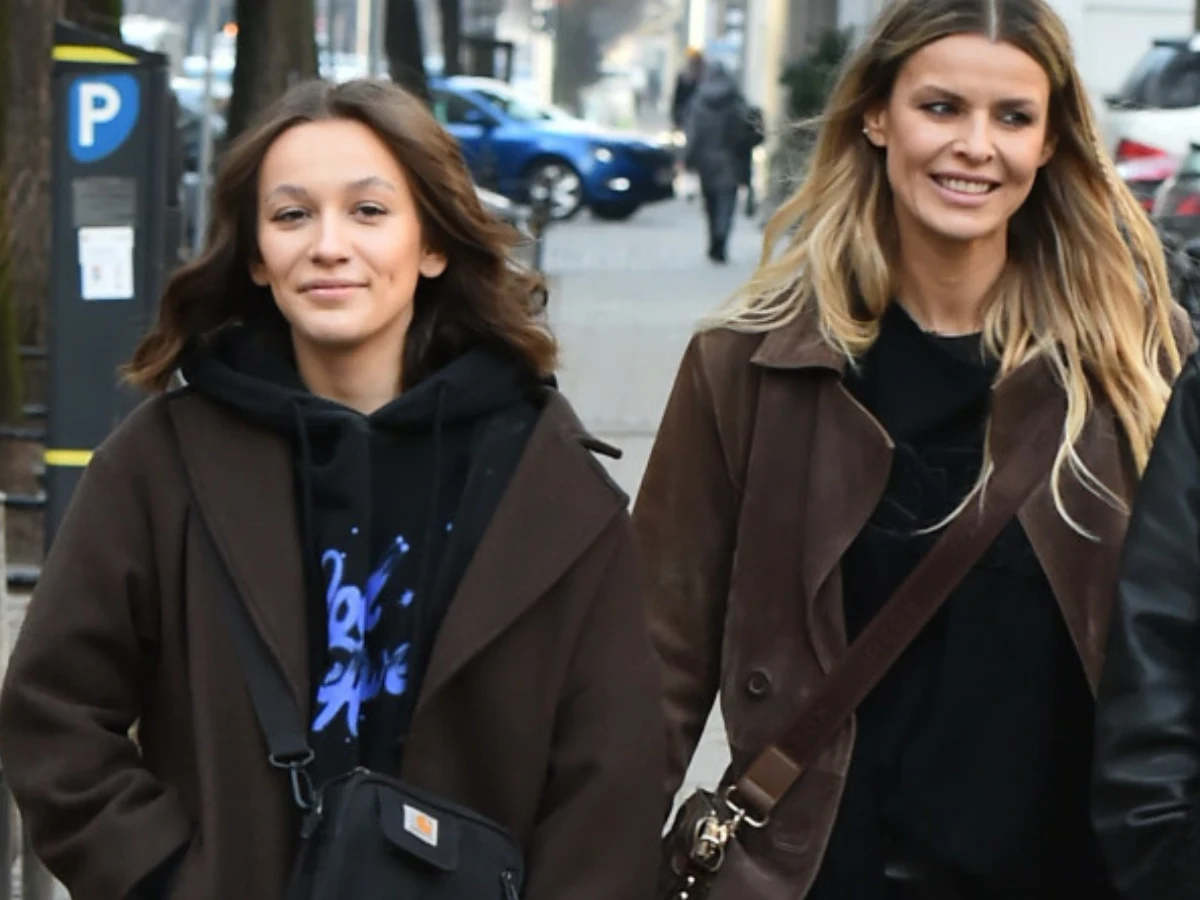 Mandaryna z córką Mandaryna z córką