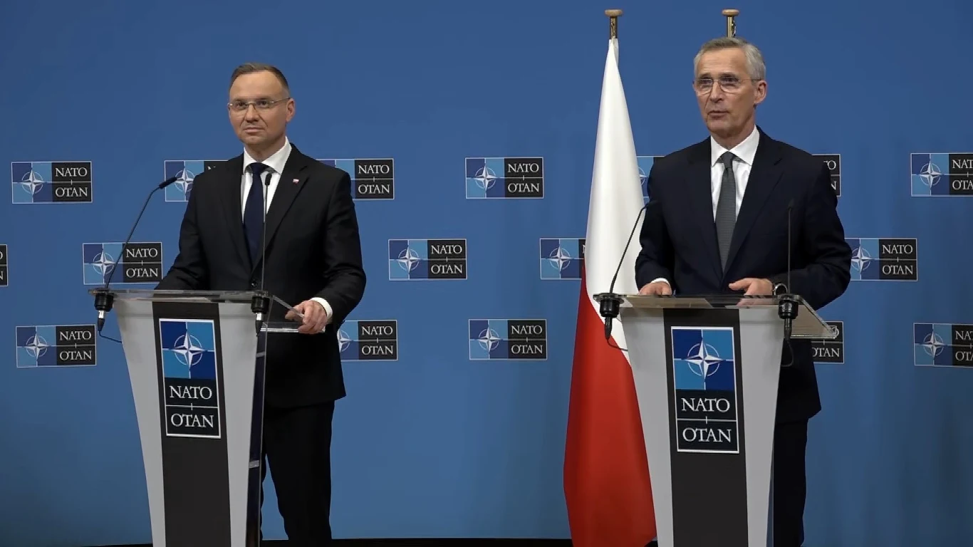 Andrzej Duda i Jens Stoltenberg Andrzej Duda i Jens Stoltenberg