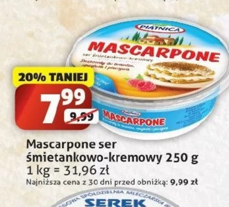 Piątnica Ser Mascarpone 250 g